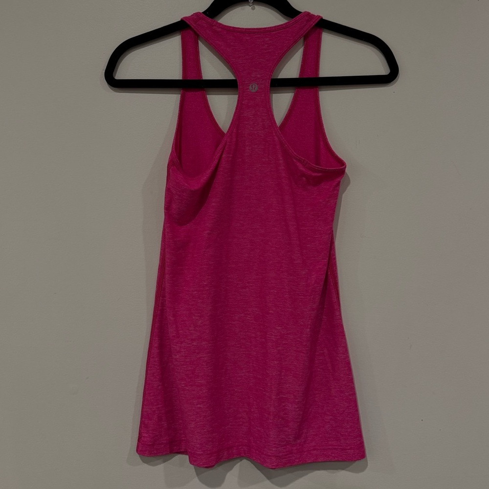 Lululemon Racerback Pink Tank Top - Picture 2 of 6